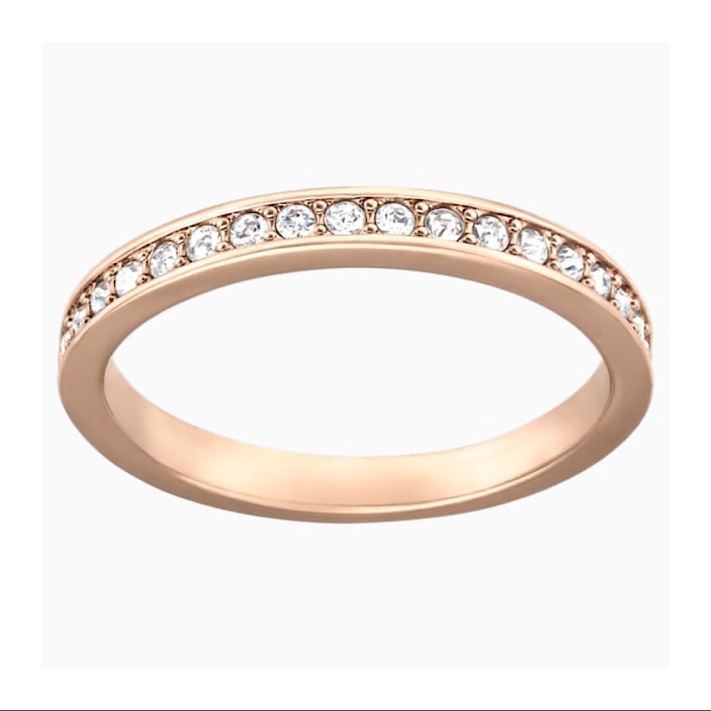 Swarovski rose gold “Rare Ring”